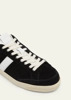 TOM FORDMen's Blake Suede Low-Top Sneakers