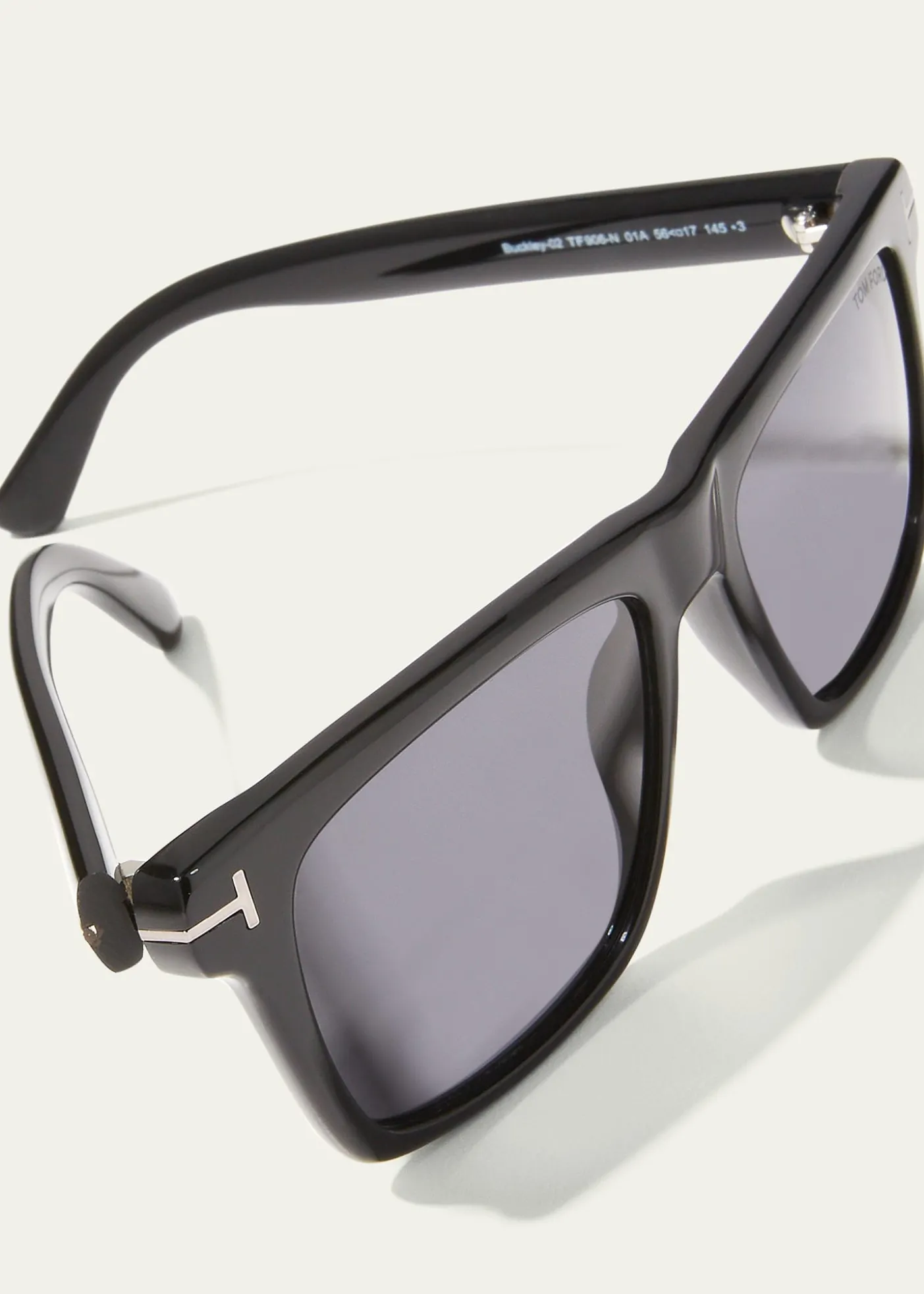 TOM FORDMen's Buckley-02 Square Acetate Sunglasses