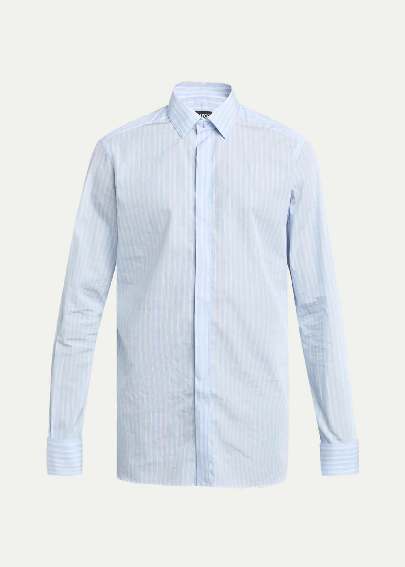 TOM FORDMen's Cotton Multi-Stripe French Cuff Sport Shirt