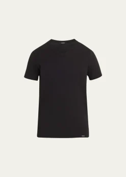 TOM FORDMen's Cotton Stretch Jersey T-shirt