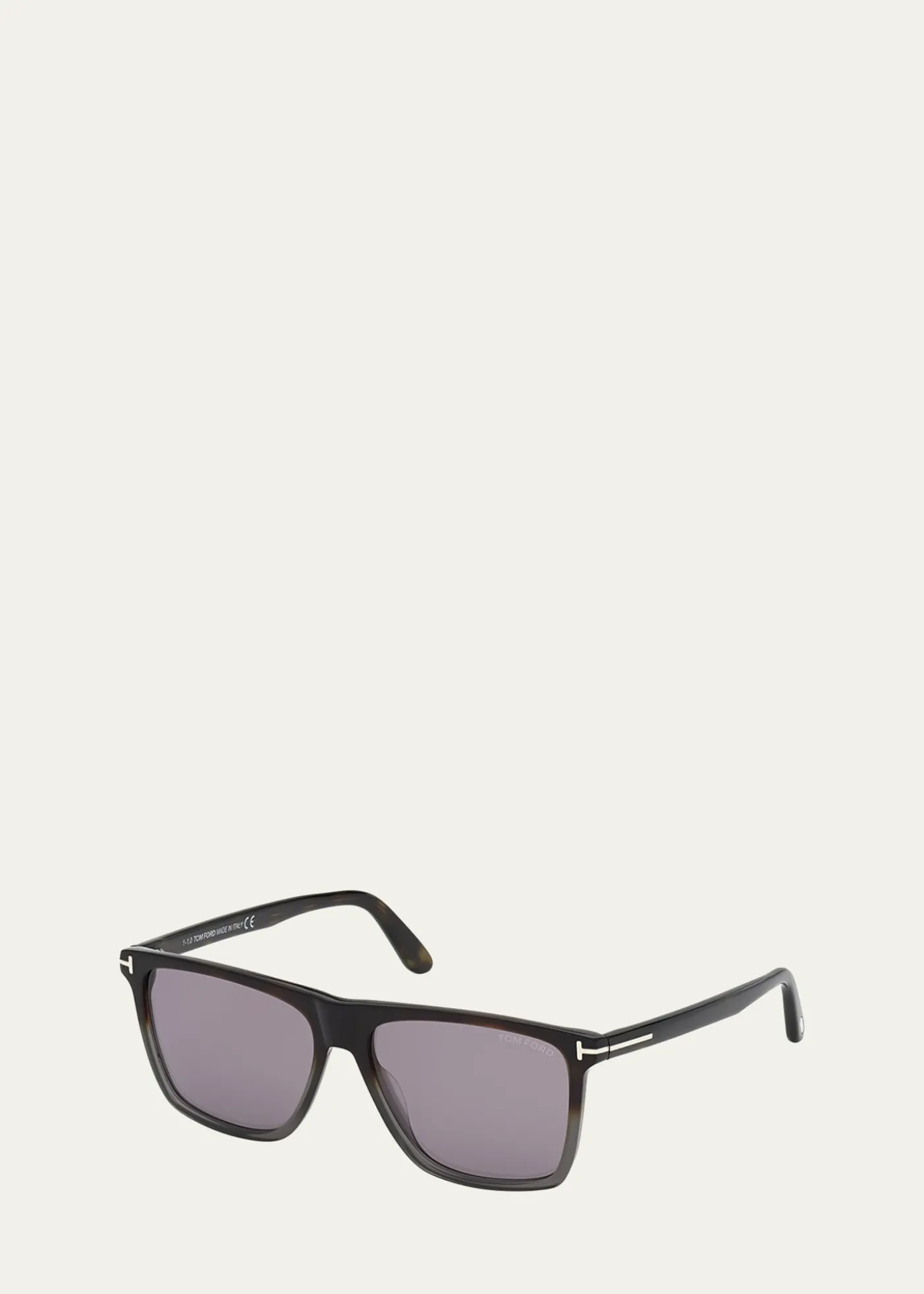 TOM FORDMen's Fletcher Square Plastic Sunglasses
