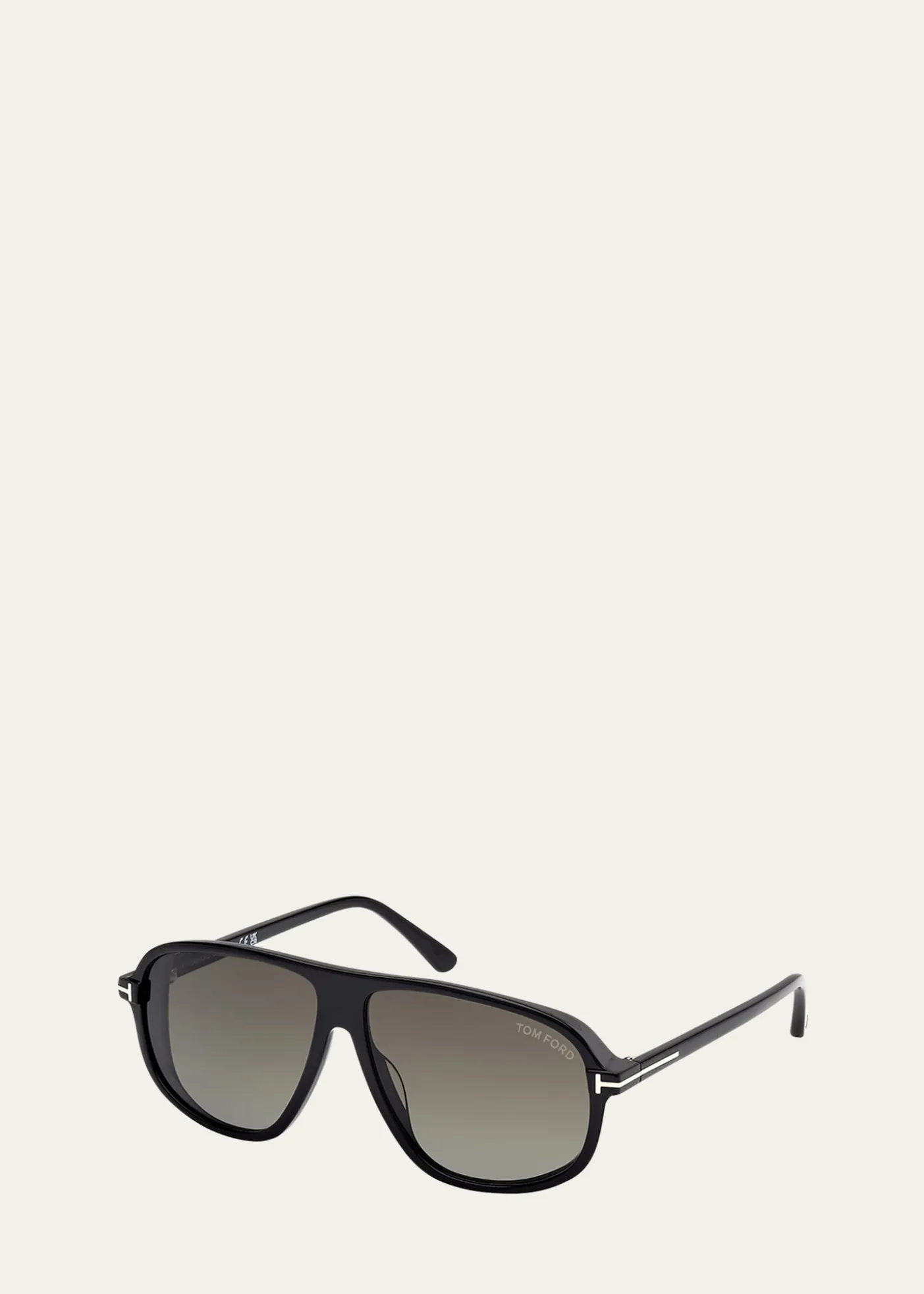 TOM FORDMen's Guillaume Acetate Aviator Sunglasses