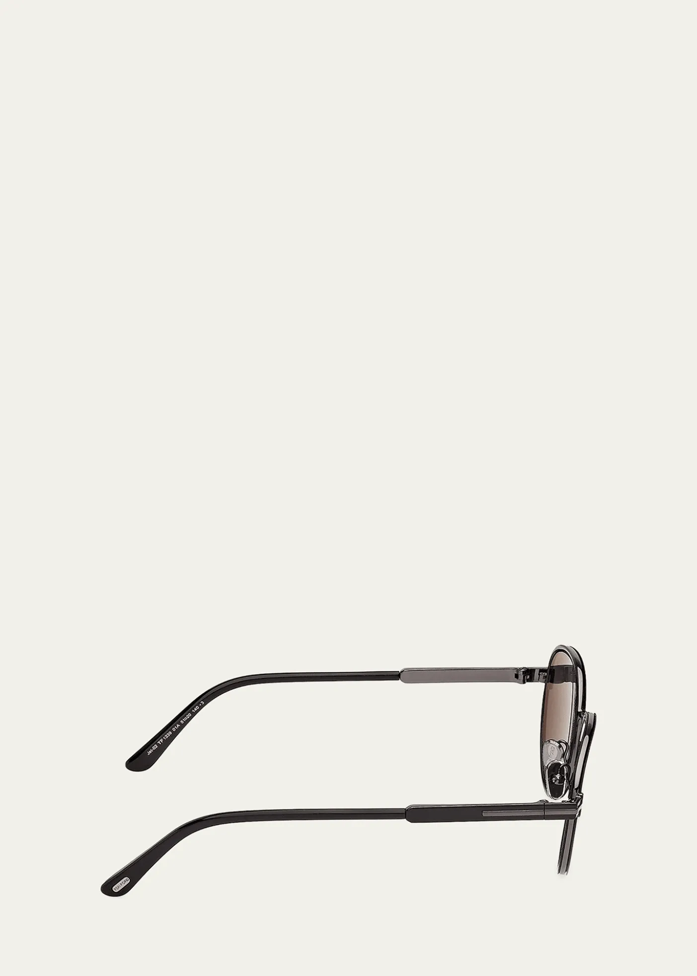 TOM FORDMen's Jet-02 Metal Round Sunglasses