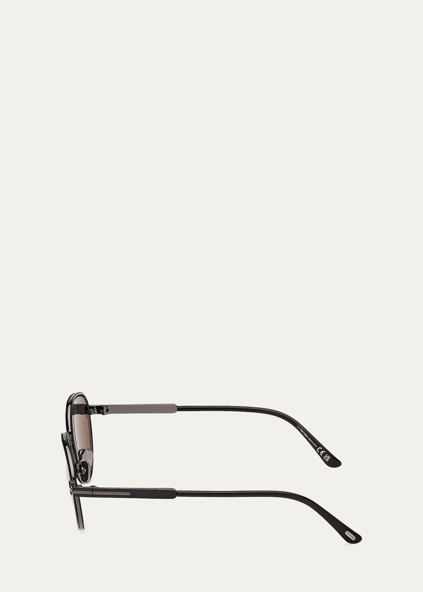 TOM FORDMen's Jet-02 Metal Round Sunglasses