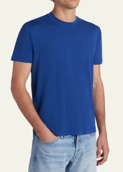 TOM FORDMen's Lyocell-Cotton Crewneck T-Shirt