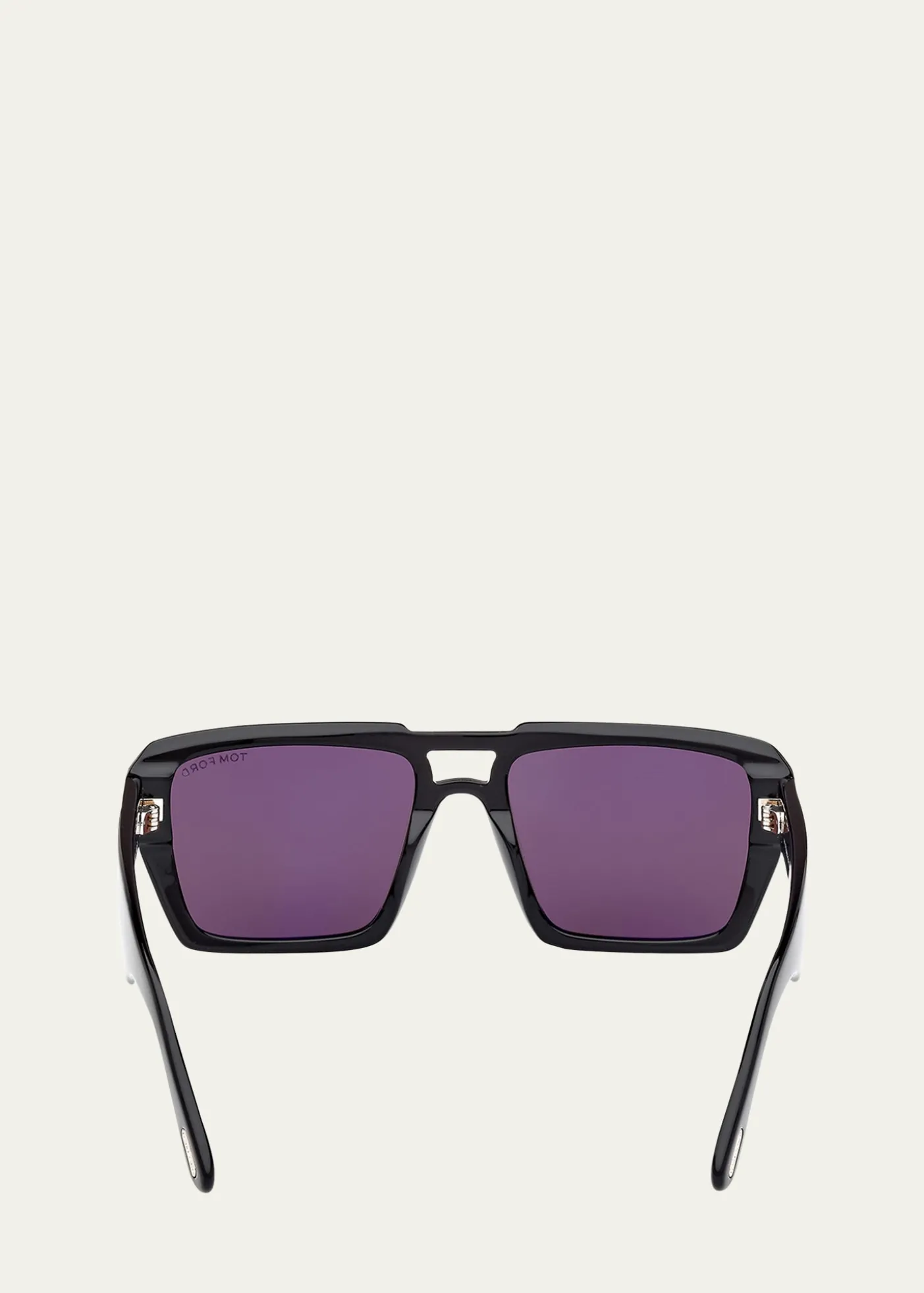 TOM FORDMen's Redford Acetate Rectangle Sunglasses