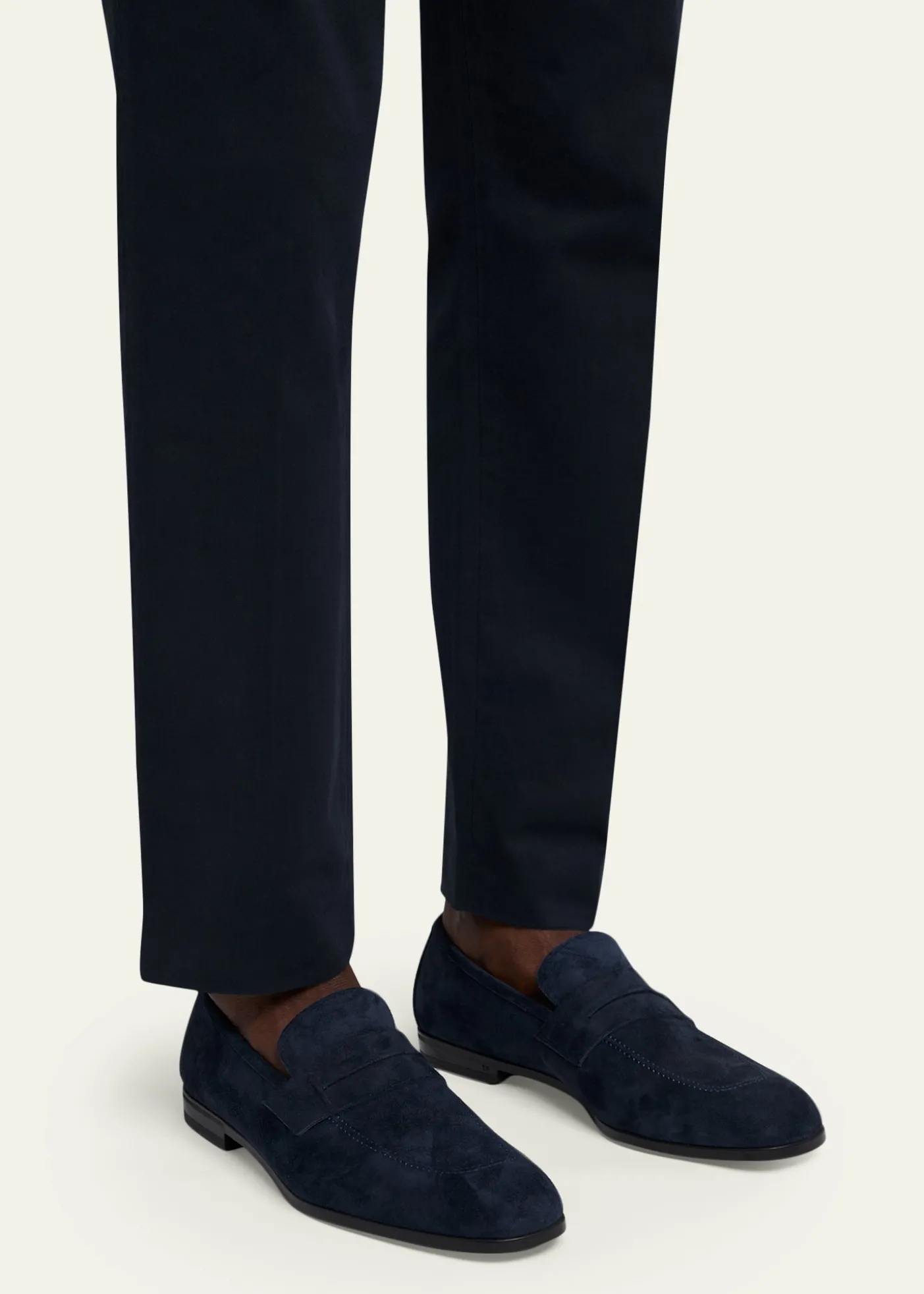 TOM FORDMen's Sean Suede Penny Loafers