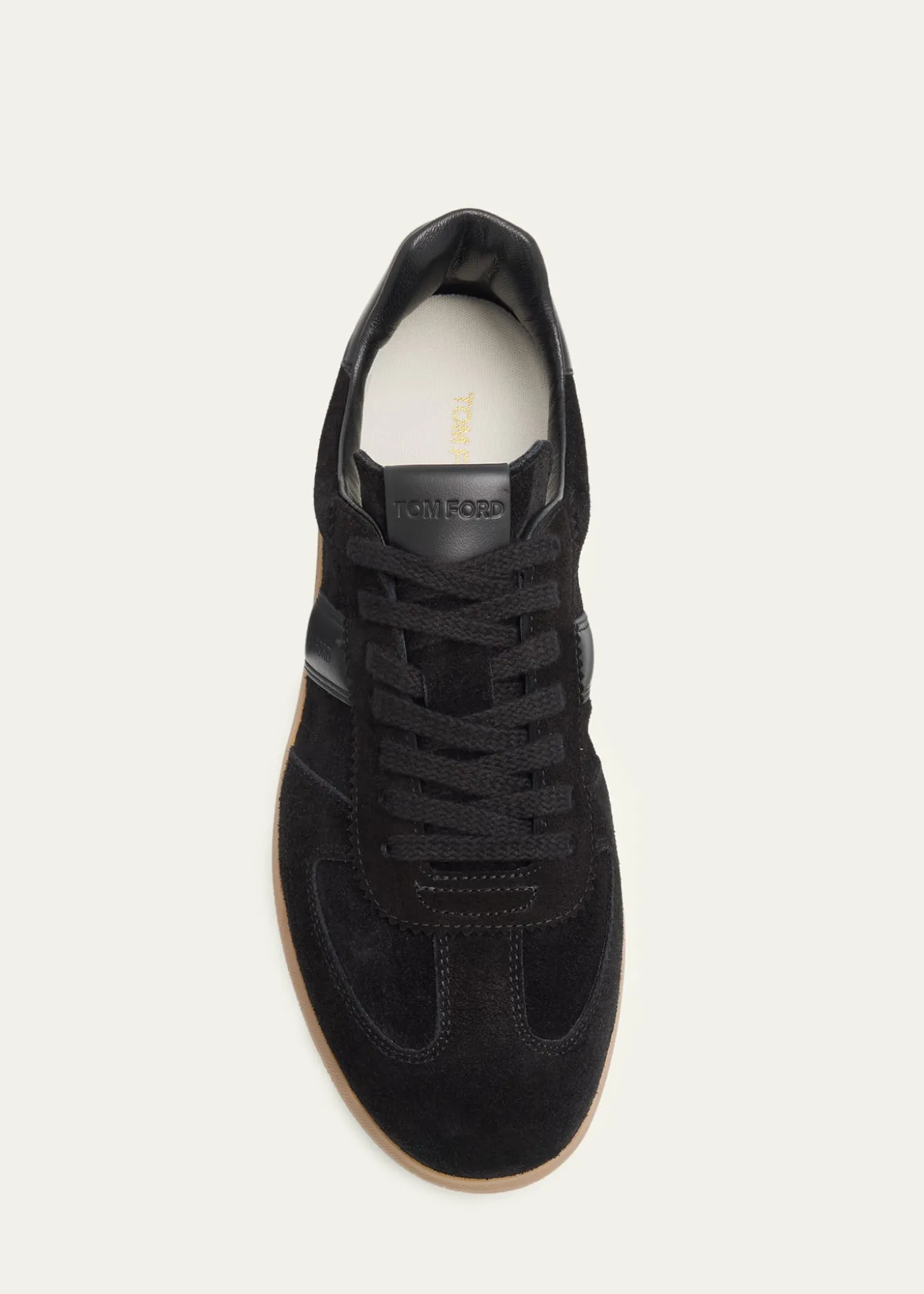 TOM FORDMen's Suede T Low-Top Sneakers