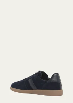 TOM FORDMen's T Suede and Leather-Trim Low-Top Sneakers