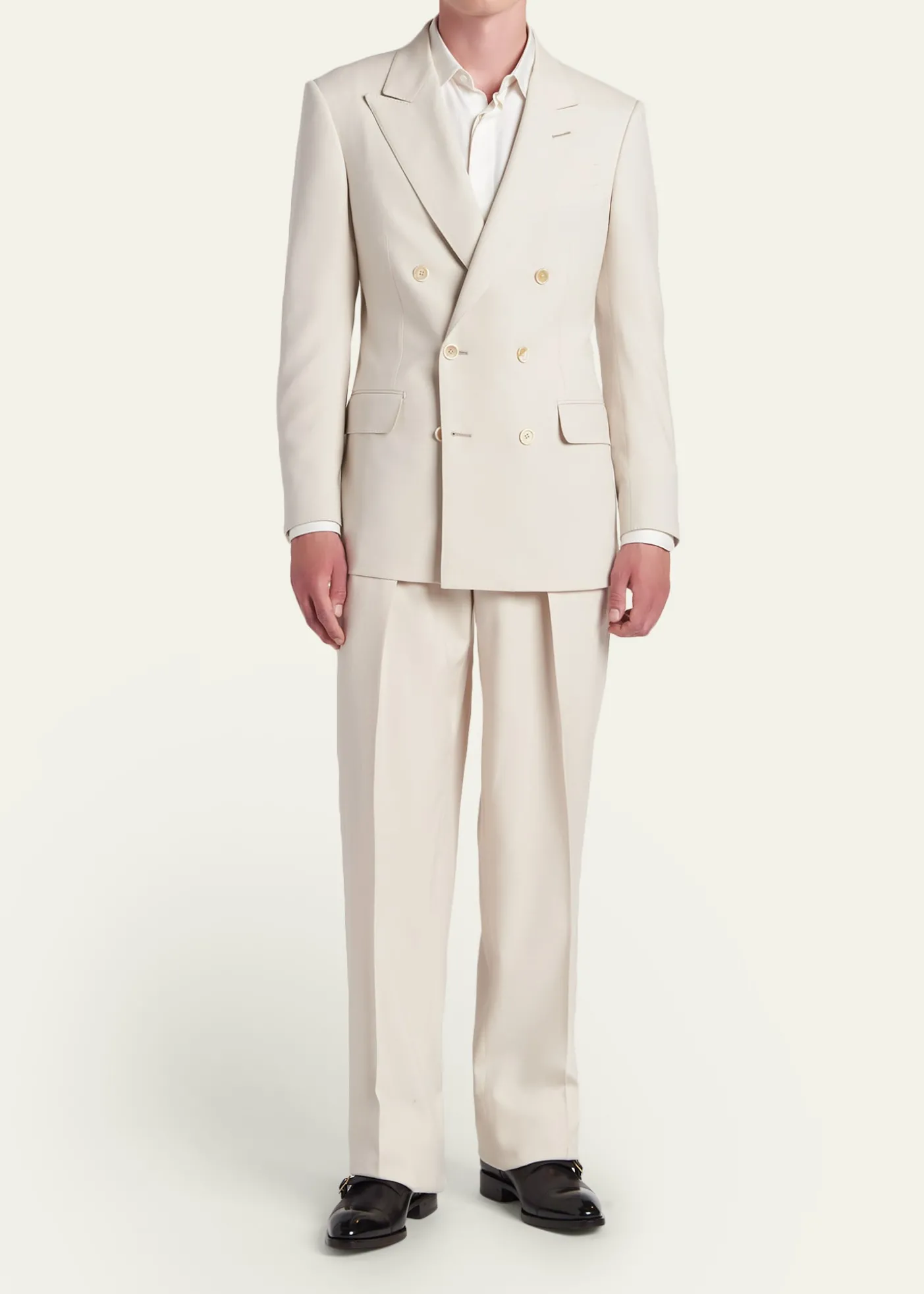 TOM FORDMen's Wool, Cashmere and Silk Double-Breasted Sport Coat