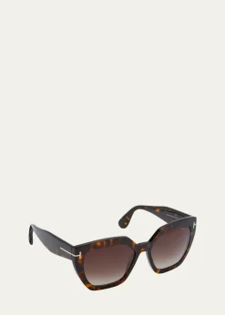 TOM FORDPhoebe Square Plastic Sunglasses