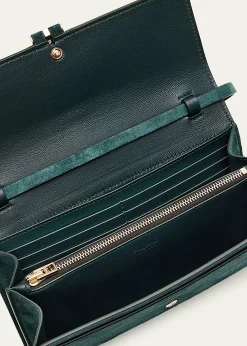 TOM FORDSuede Hanging T Crossbody Wallet