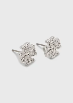 Tory BurchIcon Pavé Stud Earrings