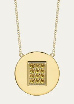 Tracee Nichols14K Gold Citrine Birthstone Necklace