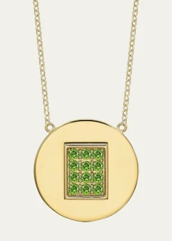 Tracee Nichols14K Gold Peridot Birthstone Necklace