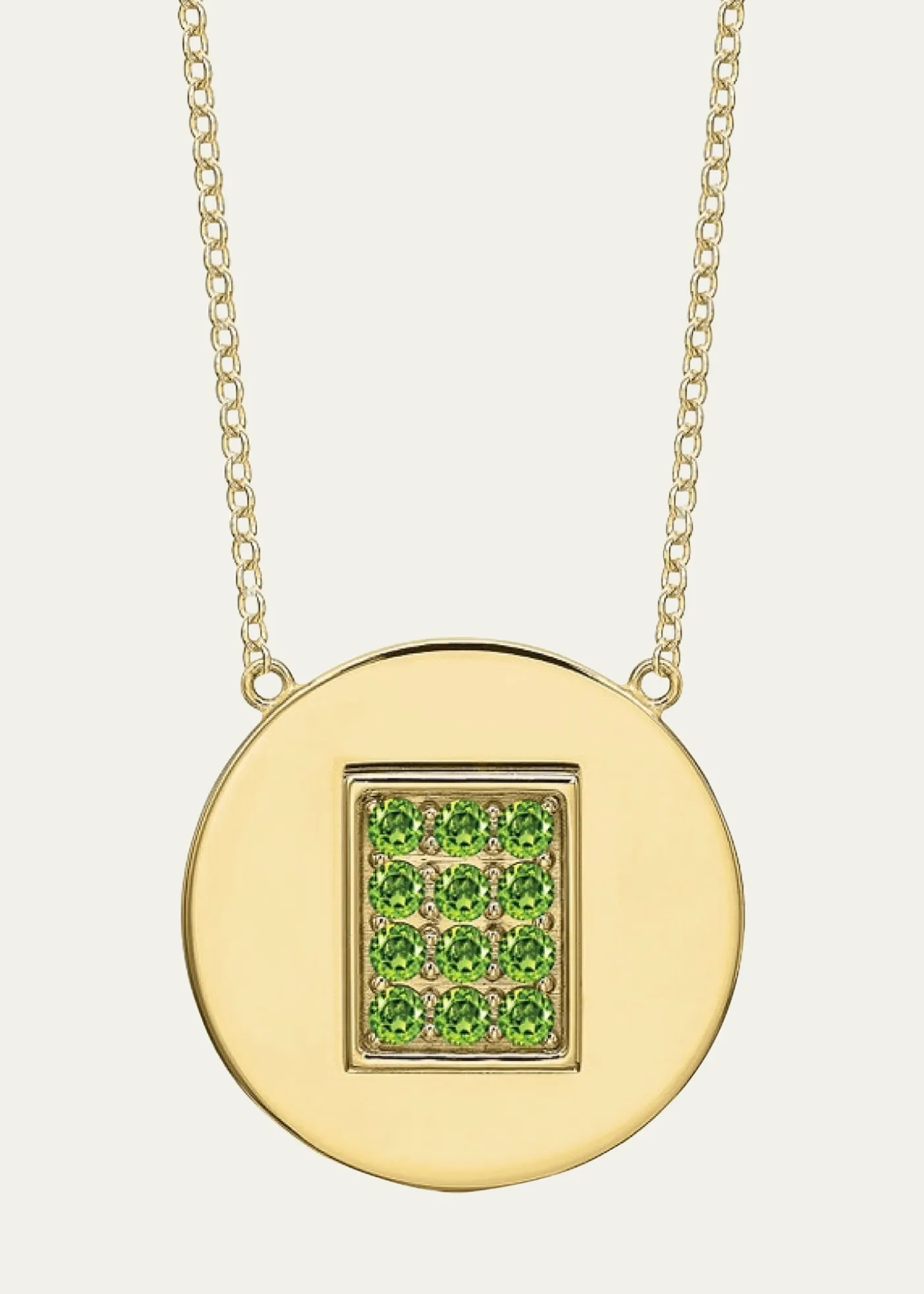 Tracee Nichols14K Gold Peridot Birthstone Necklace