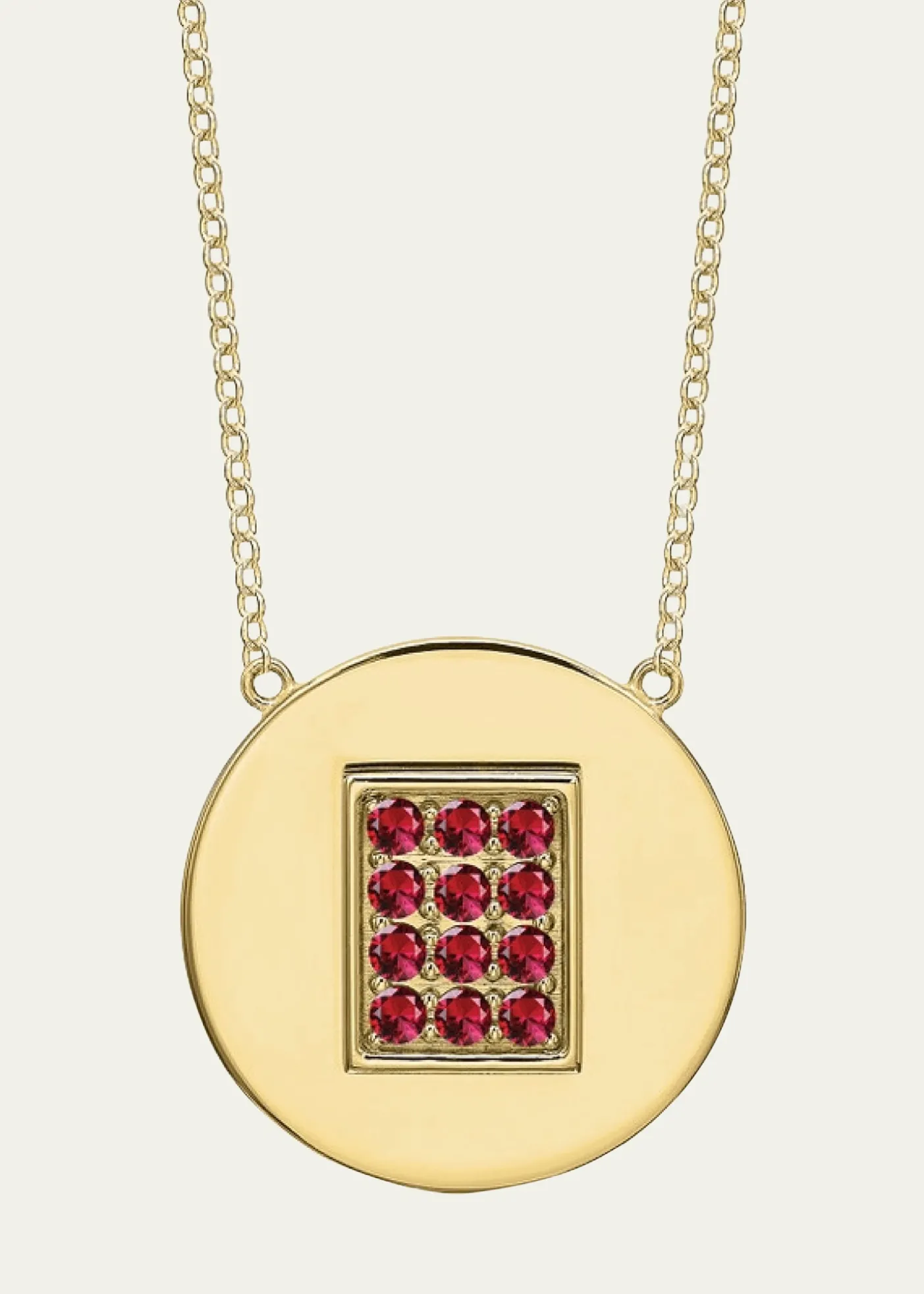 Tracee Nichols14K Gold Ruby Birthstone Necklace