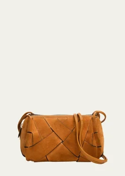 Ulla JohnsonCharlotte Woven Suede Camera Bag