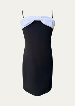 Un Deux TroisGirl's Crepe Bow Front Dress, Size 7-16