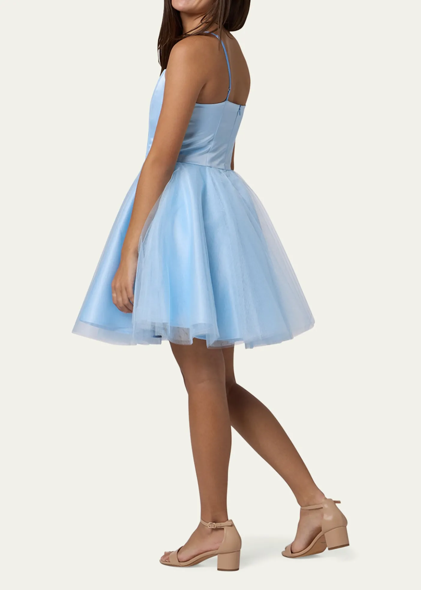 Un Deux TroisGirl's Satin & Tulle Party Dress, Size 7-16