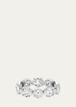 UnsaidArmor Eternity Diamond Band in 18K White Gold