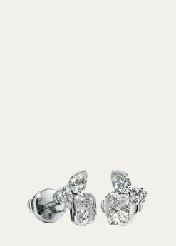 UnsaidMeta Lab-Grown Diamond Cluster Stud Earrings