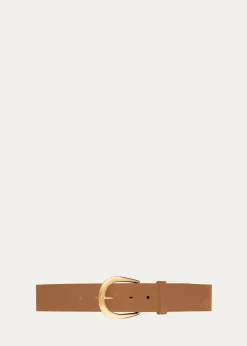 Vaincourt ParisLa Chaleureuse Leather & Brass Belt