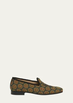 Valentino GaravaniMen's Les Alcovettes Jacquard Loafers