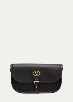 Valentino GaravaniMen's Antibes Small Leather Crossbody Bag