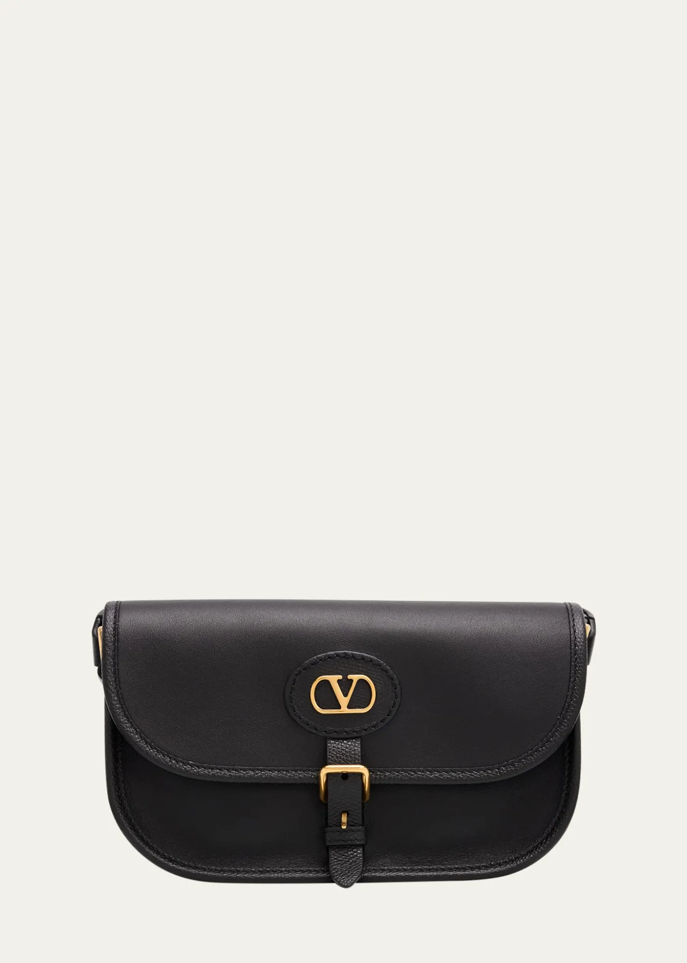 Valentino GaravaniMen's Antibes Small Leather Crossbody Bag