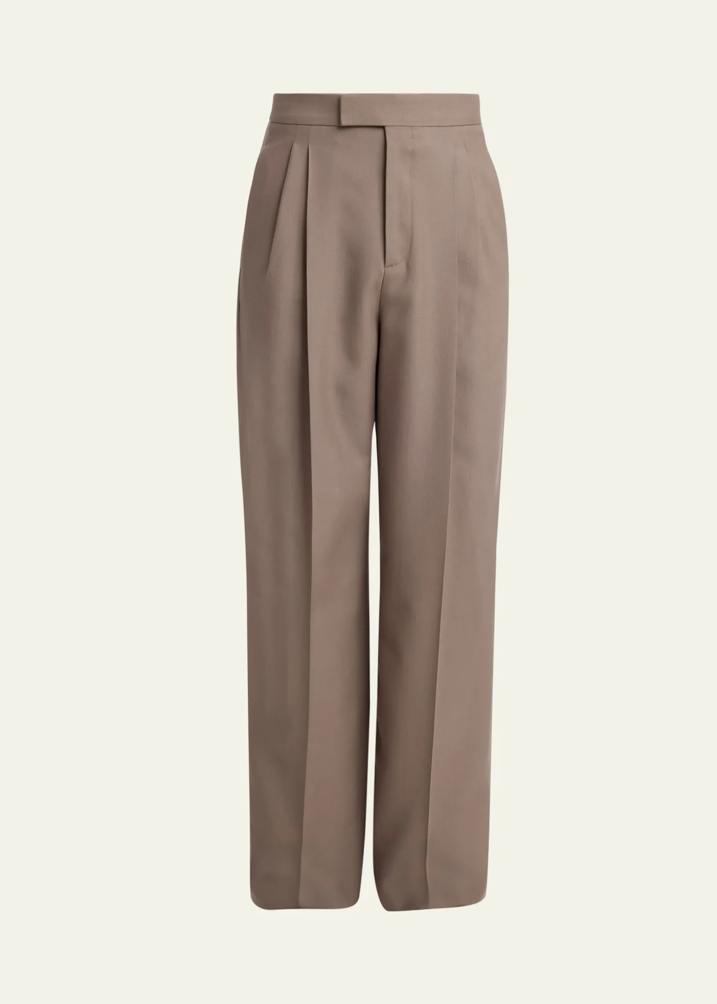 Valentino GaravaniMen's Double-Pleated Wool Trousers