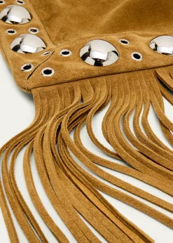 Valentino GaravaniMen's Nellcote Medium Suede Crossbody Bag