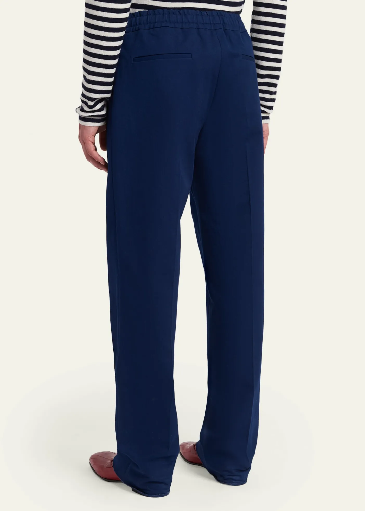 Valentino GaravaniMen's Straight-Fit Cotton Gabardine Pants