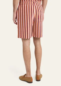 Valentino GaravaniMen's Striped Toweling Shorts