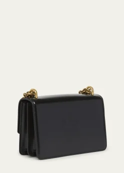 Valentino GaravaniMen's Vain VLogo Leather Shoulder Bag
