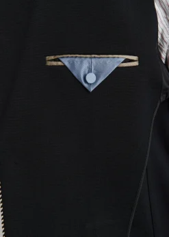 Valentino GaravaniMen's Valentino Single Breasted Wool Jacket with Logo Patch