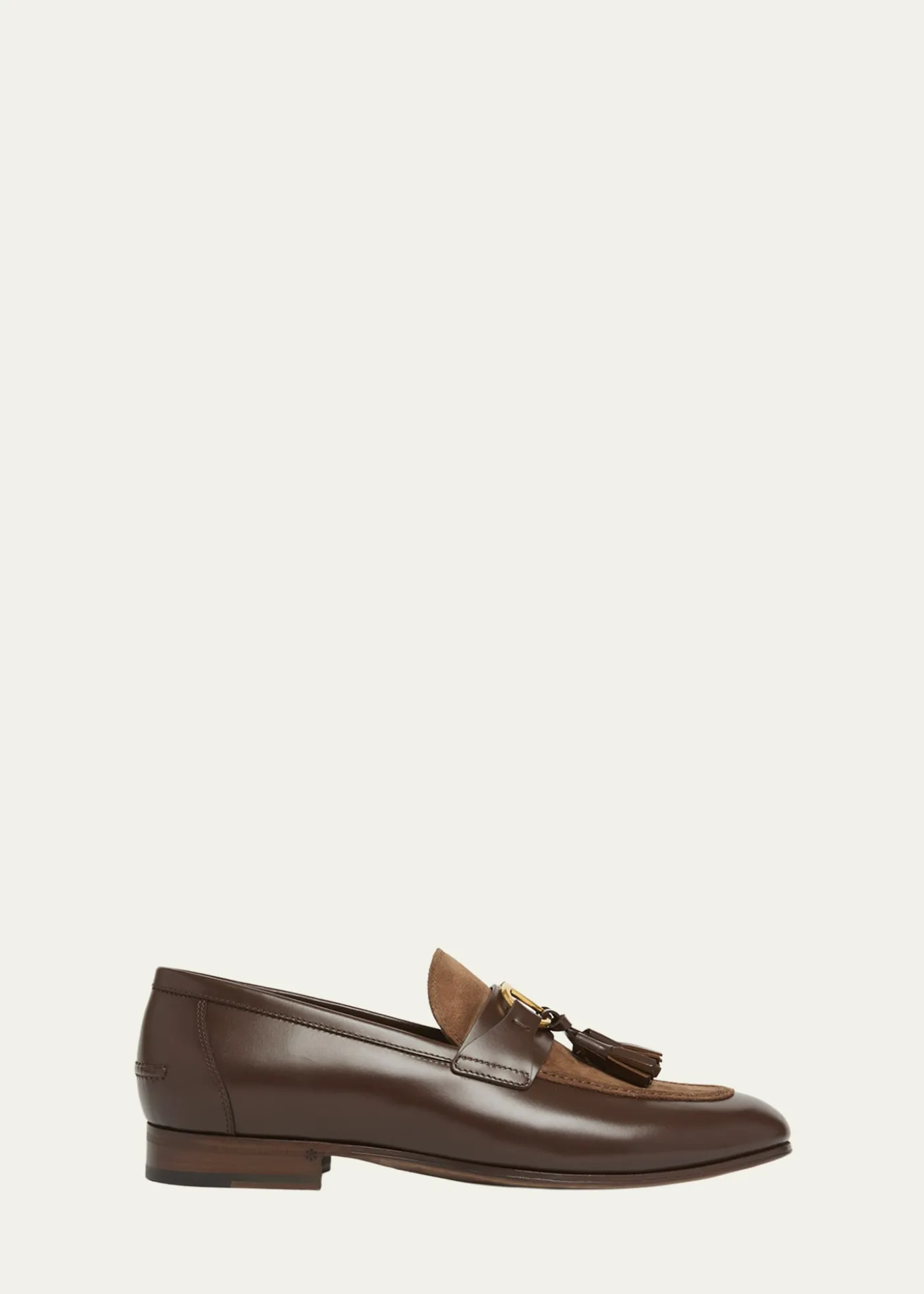Valentino GaravaniMen's Vaniteux VLogo Leather & Suede Tassel Loafers