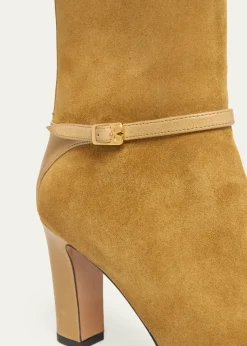 Valentino Garavani85mm Pattie Suede Ankle Boots