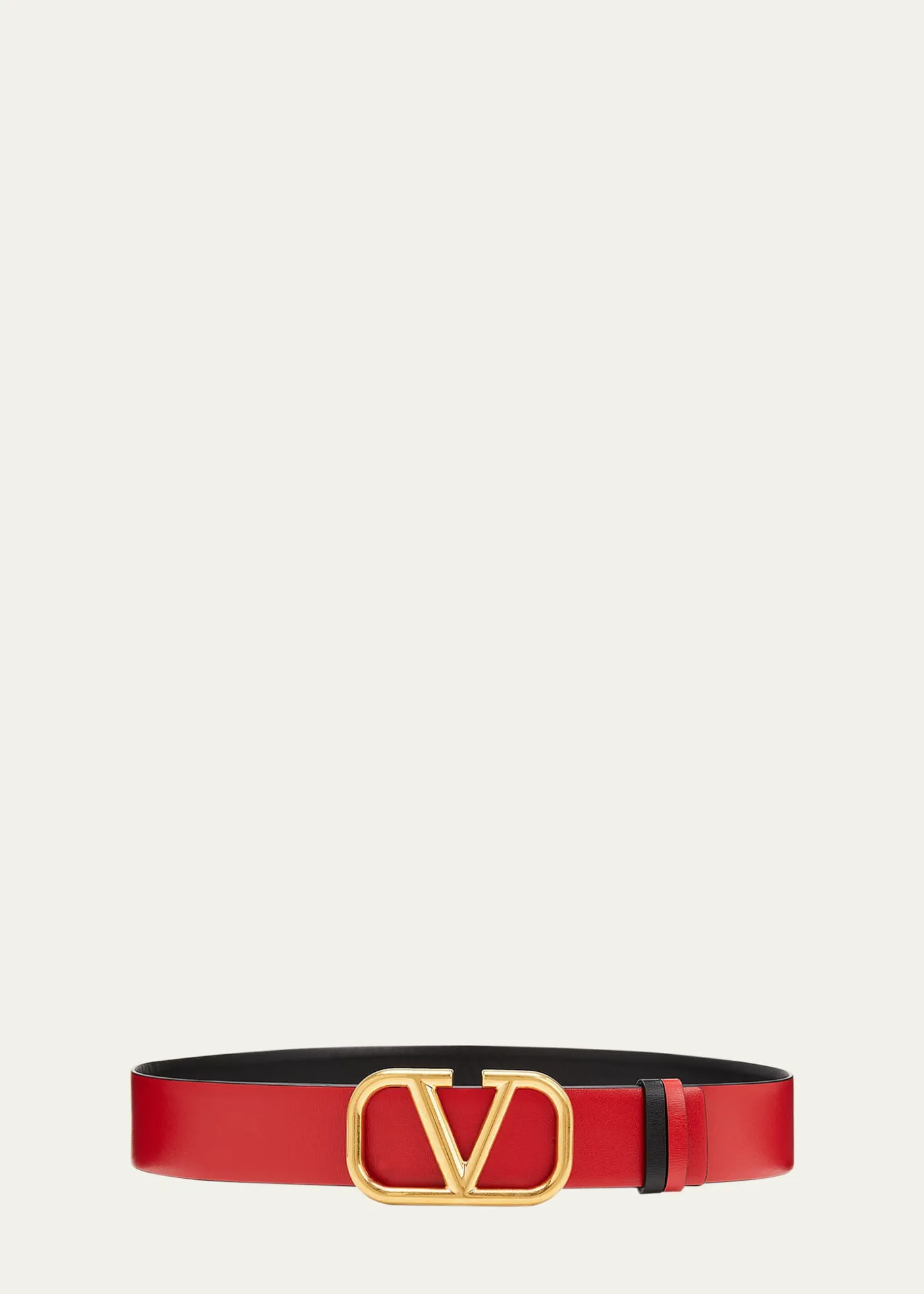 Valentino GaravaniVLogo Leather Belt, 40mm