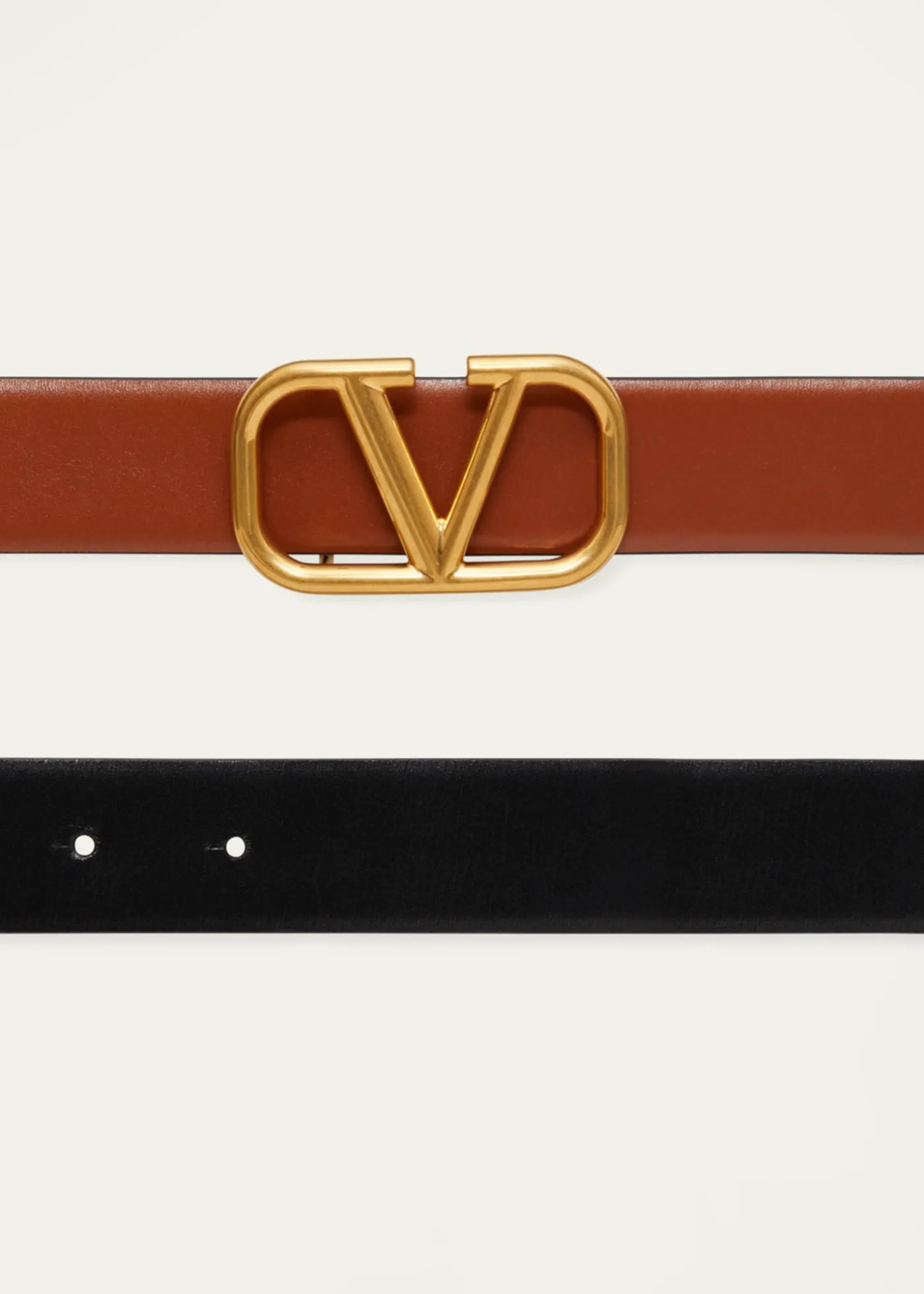 Valentino GaravaniVLogo Reversible Leather Belt, 30mm