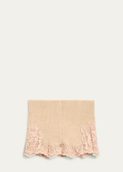 Valentino GaravaniVLogo Signature Cashmere & Lace Headband