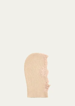 Valentino GaravaniVLogo Signature Cashmere & Lace Hood