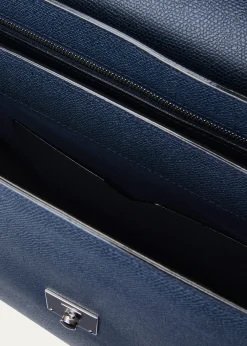 ValextraMen's Avietta Pebble Leather Briefcase