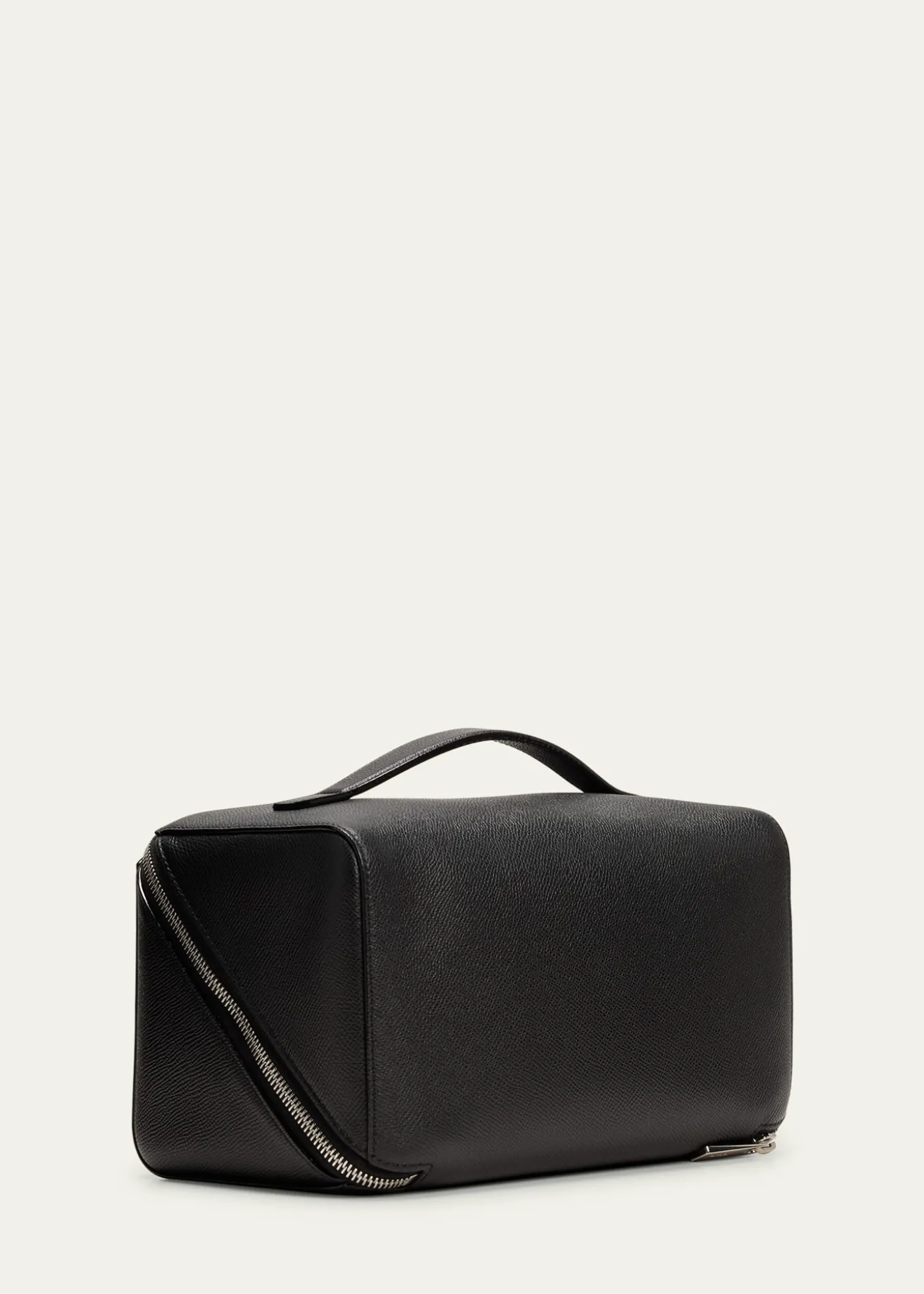 ValextraMen's V-Line Soft Leather Toiletry Bag