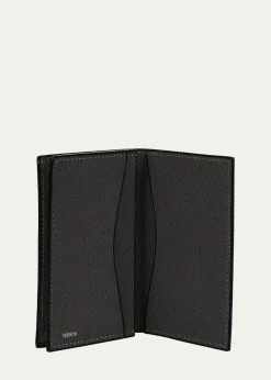 ValextraSaffiano Pebbled Business Card Case