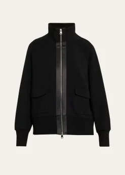 VarleyRoxbury Zip-Front Sweatshirt