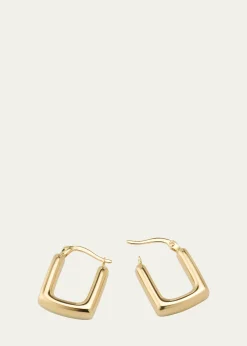 V.BELLAN14K Yellow Gold Small Square Hoop Earrings