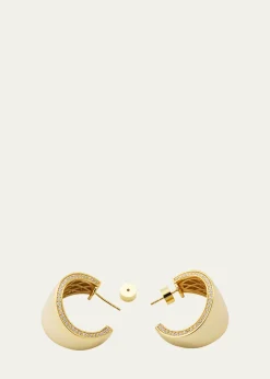 V.BELLANNicole Gold-Plated Hoop Earrings