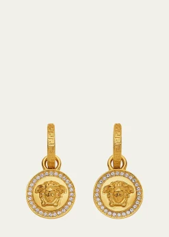 VersaceMedusa Hoop Drop Earrings