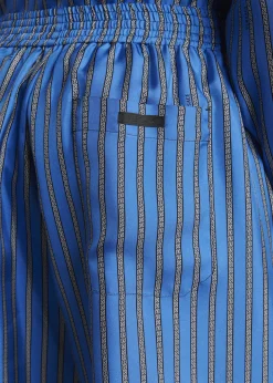 VersaceMen's Meander Print Silk Shorts